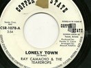 RAY CAMACHO & THE TEARDROPS 45RPM '68 COPPER STATE LONELY TOWN ARIZONA SOUL VG++