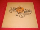 Neil Young Harvest LP textured cover and insert Excellent to NM
