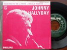 Fantastique encart juke-box original Johnny Hallyday Mais je reviens