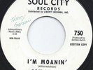 ROSE BROOKS I'm Moanin' SOUL CITY 45 northern soul WLP