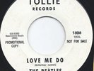 BEATLES Love Me Do/P.S. I Love You TOLLIE 45 white label promo 1962
