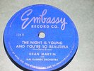 Dean Martin- Embassy 124- The Night Is Young & You're So beautiful