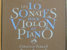 RARE BOX FALP 584-87 CH. FERRAS P. BARBIZET BEETHOVEN SONATAS VIOLIN & PIANO