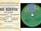 ARS REDIVIVA - Bach sonata, etc. - 2xBAM 78rpm, comes with concert program