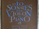 FERRAS BARBIZET 10 Violin and Piano Sonatas BEETHOVEN FALP 584-7 Rare 4LP's BOX