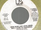 LEON WARE JANIS SIEGEL Why I Came to California 45  7