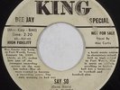 HEAR rockabilly MAC CURTIS Say So, I'll Be Gentle KING promo listen mp3