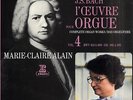 Marie-Claire ALAIN, BACH L'oeuvre pour orgue vol. 4 French box 4 LPs ERATO 71356