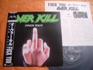 OVERKILL – FxxK YOU Japan obi 