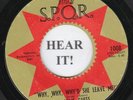 FUNK 45 Lenis Guess (SPQR 1008) Old Mill Road/Why Why Why'd She Leave Me VG++