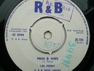 LEE PERRY-MAN & WIFE/MAD HEAD UK R&B SKA 2-SIDED THRILLER EX LISTEN