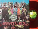 THE BEATLES SGT PEPPERS LONELY HEARTS CLUB BAND JAPAN APPLE ISSUE RED WAX LP OBI