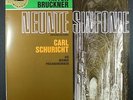 SCHURICHT Bruckner Symphony No.9 Electrola White Gold Stereo LP MINT