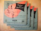 DEBUSSY Pelleas DANCO ANSERMET UK Decca LXT 2711-14 1.ed. Orange/gold NM