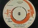 Soul Funk 45 DISCIPLES OF SOUL Together / That's The Way on EMI/Odeon chile VG++
