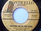 R&B 45-THE JOLLY JAX-FURTHER ON UP THE ROAD /THE POPP on MONTICELLO