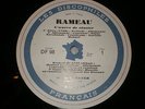 DF 98 ( Test Pressing No Sleeve) / RAMEAU / MARCELLE MEYER