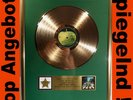 The Beatles Abbey Road Apple Records goldene Schallplatte gold record