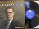 BILL EVANS PORTRAIT IN JAZZ RIVERSIDE UK MONO RLP 12-315 Original UK pressing