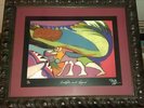 CURRENT 93/DAVID TIBET Larkspur and Lazarus Framed Ltd Edition Print #22/100