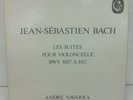 BACH: LES SUITES POUR VIOLONCELLE BWV 1007 - 1012/ ANDRE NAVARRA 3LP