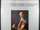 STARKER Chopin Mendelssohn Cello Sonatas Philips Stereo LP MINT