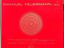 EMANUEL FEUERMANN haydn & schubert cello LP VG+ ML 4677 Mono CBS ED1 50s 1A/1A