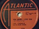 JOE TURNER - SHAKE RATTLE AND ROLL/YOU KNOW I LOVE - SCHELLACK 78 rpm - US 53