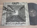 CRYPT LP - STICK TO YOUR GOTS / PRIVATE US METAL in MINT ORIGINAL - RARE