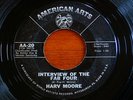 Harv Moore 45: INTERVIEW OF THE FAB FOUR (Beatles) American Arts AA-20 RARE