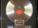 METALLICA - Ride The Lightning Platinum Award Authentic RIAA AWARD Elektra