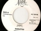 NORTHERN SOUL THE DARLETTES LOST / SWEET KIND OF LONLINESS MIRA MIRWOOD PROMO 45