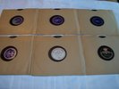 6 Vintage Greek 78 RPM Records - Liberty, His Master's Voice, Odeon Labels