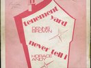 Horace Andy - Never Tell I / Dennis Brown - Tenement Yard UK orig 12