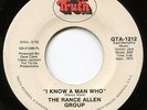 RANCE ALLEN GROUP I KNOW A MAN WHO STAX GOSPEL NORTHERN SOUL WLP 45 ? MACK RICE
