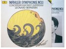 MAHLER SYMPHONIE NO.1 LEONARD BERNSTEIN DIGITAL DGG 427303-1 WITH INSERT NM-