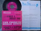 L J REYNOLDS The Penguin Break Down BELGIAN with picture and release letter 1973
