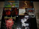 METAL LPs : 6 STÜCK  /  MORGOTH , BENEDICTION , ATROCITY  /  LESEN 