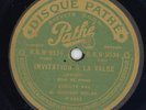 331.  Edouard Risler - Invitation a la Valse, pts. 1 & 2 (Weber) - Pathe 9534