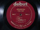 PAUL BLEY Introducing DEBUT  DLP-7 DG 10