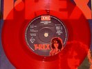 T.REX Christmas Bop 7 RED VINYL 45 Marc Bolan RARE EP UK Xmas Telegam Sam