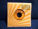 ELVIS PRESLEY ,BABY LET'S PLAYHOUSE,, ON SUN LABEL,,BLUE VINYL RARE