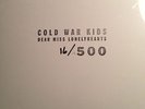 Cold War Kids Dear Miss Lonelyhearts Vinyl Record #16 Numbered Bootleg Sealed