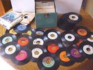 GROUP OF (84) 45rpms WITH CARRY CASE   INCLUDES MOSTLY 60's