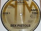 SEX PISTOLS - God Save The Queen A&M 7284 45rpm LTD EDITION PICTURE DISC of 250