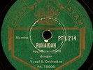 MALAY (E+) RUHAIDAH Mambo sung by JASNI w/YUSOF B. ORCH on Pathé Chap Ayam