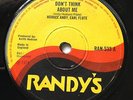 Horace Andy , Earl Flute - Don't Think About Me - killer 7