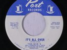rare Northern Soul Group 45 GEE'S it's all over PORT Listen