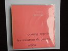 FREDERIC RZEWSKI (AVANT GARDE OPUS ONE) Attica, Coming Together U.S. LP