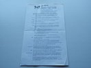 THE BEATLES FANCLUB ORIGINAL 1965  4 PAGE  HISTORY OF THE BEATLES CAREEER